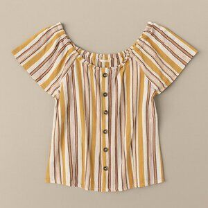Aeropostale Multicolor Striped Blouse